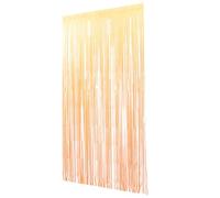 VICASKY Fond de Rideau à Franges Orange en Plastique Décoratif Texture Confortable et Design Unique pour Décoration D'activités et Fond d'anniversaire