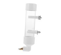 VICASKY Fontaine à Eau Automatique Buveur de perruches Abreuvoir pour Oiseaux Eau d'oiseau Automatique dispensateur d'eau de Perroquet Petit Distributeur d'eau aviler Plastique Transparent