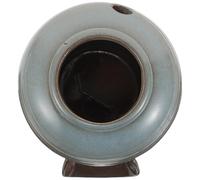 VICASKY Fontaine Cascade en Céramique Moyenne Taille Pot Extérieur Résistant aux Intempéries pour Bassin et Jardin Décoration Aquarium Poissons Jet D’Eau Naturel Pot Jardin Extérieur