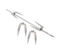 VICASKY Fourchette Tourne Broche Pour Rôtissoire Au Four Et Barbecue, Fourchette à Viande En Acier Inoxydable Vis De Blocage, Accessoire Pour Grillades De Poulet