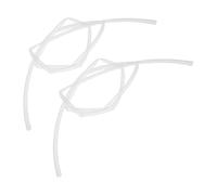 VICASKY Gaine Thermorétractable Transparente 5 Mm, 2 Pièces Embouts de Lacets en Plastique pour Réparation et Protection des Extrémités de Lacets de Chaussures, Accessoire