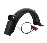 VICASKY Garde-Boue Arrière avec Feu LED et Support Plaque ABS | Protection Éclaboussures, Améliore Identification et Légalité, Montage Stable pour Trottinette