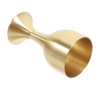 VICASKY Gobelet en Cuivre Jaune Petit 55 CM Coupe Bouddhiste Résistante à L’Usure pour Offrande et Décoration de Table Tasse Multifonction Vintage pour Maison et Bureau