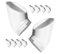 VICASKY Godets Hydroponiques en Plastique pour Culture sans Sol, 10 Pièces, Compatibles Tubes PVC 38 MM, Jardinière Hydroponique pour Balcon et Jardin, Pots de Plantation Réutilisable