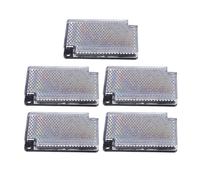 VICASKY Grand Panneau rétroréfléchissant carré pour capteurs photoélectriques, Lot de 5, Noir en ABS et acrylate, polyvalence et, pour trafic Routier et bâtiments
