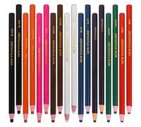 VICASKY Gras Art Au 20Pcs Pencils Coloring Painting Pencil Wood Peel- off Drawing Pencil Portable Grease Pencils Marker Pens Kids Craft Supplies Crayons Gras