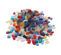 VICASKY Graviers Décoratifs pour Aquarium Verre Pierres Lisses Naturelles pour Terrarium et Bassin Galets Sûrs pour Poissons Eau Douce et Salée