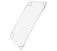 VICASKY Grille de Barbecue Inox avec Pieds 28X18 CM Support de Cuisson Rectangulaire pour Grillades au Charbon de Bois Grille de Rôtissage et Refroidissement Polyvalente pour Four et