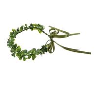 VICASKY Guirlande de fête Bandeau de mariée Couronne hawaïenne Bandeau Accessoires de cheveux Bandeaux de plantes Décoration de cheveux Plastique Vert