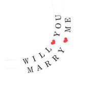 VICASKY Guirlande en Papier Veux-tu M'épouser pour Demande en Mariage Bannière Décorative Romantique à Suspendre Décoration Voiture Mariage Accessoire Photo