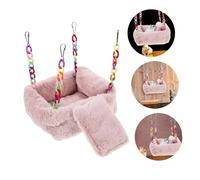 VICASKY Hamac pour Hamster Coton Suspendu Confortable et pour Petite Cage de Rongeur Lit Adorable pour Hamster Chinchilla et Autres Animaux de Compagnie