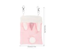 VICASKY Hamac pour Hamster Lit Suspendu Chaud en Tissu Doux Taille Petit Adapté Cage Petit Animal D'intérieur Rongeur Et Furet Hiver