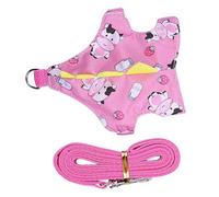 VICASKY Harnais de Traction pour Petits Animaux Laisse Réglable en Tissu Léger, Taille Petite, pour Promenade de Lapin, Hamster, Cochon D’Inde, Usage Extérieur et Intérieur