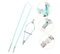 VICASKY Harnais Et Laisse pour Chat Réglables en Nylon Doux Vert S, Ensemble Anti-Fugue Compact pour Promenade Extérieure, Adapté Chaton Et Petits Animaux De Compagnie