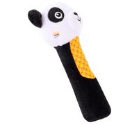 VICASKY Hochet en Peluche Panda Noir et Blanc pour Bébé - Portatif Mini Stimule Motricité Fine et Développement Sensoriel Format Compact Facile à Manipuler -Né