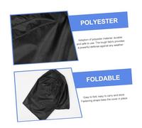 VICASKY Housse De Barbecue Ronde Et Étanche Noire Housse Imperméable pour Barbecue Rond Protection Pluie