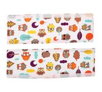 VICASKY Housse de Guidon de Poussette 2pcs en Coton Doux Motifs Colorés, Facile à Installer, Protection Confortable pour Poussette et Déambulateur Lors de Longues Balades