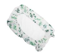 VICASKY Housse De Matelas à Amovible pour Bébé Housse Douce en Mousseline Imprimée Motifs De Feuilles Vertes Et Blanc Lavable Et Facile à Utiliser Convient pour Crèche Et Garderie pour Et Ensemble De