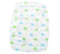 VICASKY Housse De Matelas à Pour Bébé Housse Amovible En Tissu Et Confort Matériel Lavable Changements De Couches à Domicile Déplacement Design Éléphant Multicolore 1 Pièce
