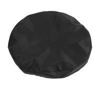 VICASKY Housse De Protection Pour Brasero Rond 100 Cm Pour Barbecue Extérieur Tissu Oxford Noir Imperméable Cordon De Serrage Design Élégant Pour Jardin