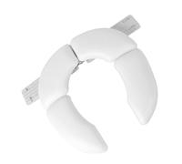 VICASKY Housse de Siège de Toilette pour Tout-Petit Portable Pliable Coussin Rembourré Blanc Siège d'Apprentissage Propreté pour Garçon et Filles Adapté aux Voyages et Toilettes