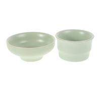 VICASKY Infuseur à Thé Céramique Filtre Remplaçable Passoire à Thé Kung Fu pour Maison et Bureau en Céramique