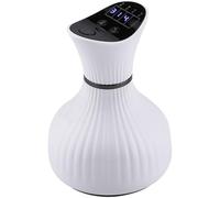 VICASKY Instrument de Massage Électrique Rechargeable Guasha Blanc Appareil de Thérapie par Ventouses Portable pour Stimulation des Méridiens et Relaxation Musculaire Masseur Corporel