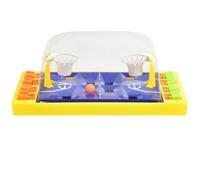 VICASKY Jeu de Basket-Ball Interactif de Bureau Terrain Éducatif Jaune en Plastique Lisse Jeu de Doigts Parent-Garçon et Filles pour Garçon et Filles de Loisir et Apprentissage pour