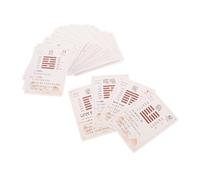 VICASKY Jeu De Cartes i Ching 64 Cartes Divinatoires Yi Jing Yin Yang pour Débutants Jeu Divination Contemplation Développement Personnel Coffret Complet