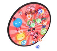 VICASKY Jeu de Fléchettes à Balle Collante, Cible en Tissu, 8 Balles | Design Fantaisie Mignon, Jeu de Score D’adresse, Usage Intérieur ou Extérieur, pour Tout-petits et Fêtes