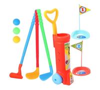 VICASKY Jeu de Golf pour Garçon et Filles Accessoires Robustes Clubs de Golf en Plastique Adapté pour Garçons et Filles de 2 à 5 Ans Usage Intérieur et Extérieur Développement Musculaire et Patience