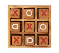 VICASKY Jeu de Société en Bois pour Garçon et Filles 7-14 Ans, Morpion Éducatif en Bois Naturel, Jeu de Réflexion Familial, Développement Cognitif et Stratégie, Rangement Facile