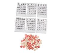 VICASKY Jeu Échecs Logique Bois Jeu De Société Bingo Russe Éducatif pour Garçon Fille Jouet Stimulant La Réflexion Concentration