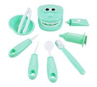 VICASKY Jeu Éducatif Garçon Fille Médecin Simulation Dentiste de Jeu Rôle pour Développer Créativité et Coordination Main-œil Kit Infirmier Vert
