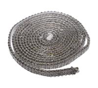 VICASKY Joint Plat Autocollant pour Poêles et Cheminées Ruban d'Étanchéité en Fibre de Verre Haute Température Adhésif Remplacement de Joint Intérieur Réparation de Fumée 2 M