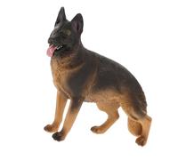 VICASKY Jouet pour chien de berger - Modèle de chiot - Figurines réalistes - Grand jouet pour chien - Loup - Jouet en peluche - Berger allemand Golden Retriever - Jouet en plastique