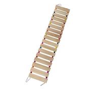 VICASKY Jouet pour Perroquet Balançoire Échelle pour Oiseaux Perchoir Bois pour Poulailler Support Fixable pour Cages Jouet Activité pour Animaux