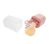 VICASKY Kit Brosse de Nettoyage pour Biberons Bébé Goupillons Silicone et Nylon Kit Voyage Compact Accessoires pour Tétines et Pailles Outil Pratique pour Mamans Couleur Rose
