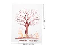 VICASKY Kit Complet Gender Reveal avec Arbre à Dinvités Poster Shower Bleu et Souvenir Unique pour Fête et Anniversaire