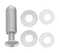 VICASKY Kit D'accessoires pour Hachoir à Viande en Acier Inoxydable Arbre de Broyeur Robuste et Installation Facile pour Réparation Rapide de Bol de Broyeur Argenté