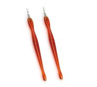 VICASKY Kit De 10 Outils De Manucure Pour Élimination De Peaux Mortes Repousse-cuticules Coupe-cuticules En Acier Inoxydable Rouge Pour Usage Professionnel Et Domestique Poignée Antidérapante