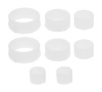 VICASKY Kit de 2 Adaptateurs de Meule en Plastique Blanc pour Changement de Diamètre, Bagues D'adaptation Polyvalentes pour Meuleuses D'établi en Travail du Métal