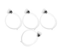 VICASKY Kit de 4 Tubes Souples en Plastique pour Machine à Sceller sous Vide Tuyaux d'Aspiration Compatibles pour Paquet et Bocaux Accessoires d'Emballage Alimentaire pour Conservation