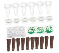 VICASKY Kit De Culture Hydroponique 161 Pièces pour Intérieur Et Balcon, Paniers De Culture Robustes Et Modulables, Assortiment Complet sans Terre pour Jardinage Hydroponique Facile Et Polyvalent