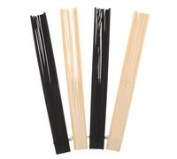 VICASKY Kit de Fabrication D'éventails Pliants en Bambou 4 Pièces, Cadre en Bois Artisanal Portable pour Projets DIY et Décoration Traditionnelle