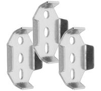 VICASKY Kit de Fixation pour Porte-Serviettes 3 Pièces 38x38 Mm, Plaques de Base Antidérapantes en Acier Inoxydable, Rondelles de Fixation pour Supports Muraux, Accessoires de Salle