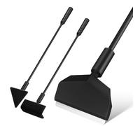 VICASKY Kit de Nettoyage pour Aquarium Jusqu'à 30l Brosse Angle Droit 90°, Racloir pour Vitres, Outils Solide en Matériaux Résistants, pour Entretien Complet D’Aquarium Petit Volume