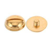 VICASKY Kit de Réparation 2pcs Repose-pouce de Saxophone en Métal Doré, Vis de Remplacement Solide pour Saxophone Alto, Ténor et Soprano, Accessoires Compatibles