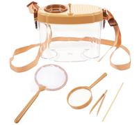 VICASKY Kit d'Observation et Capture d'Insectes pour Garçon et Filles Boîte Transparente Loupe Intégrée Filet Attrape-Insectes Ensemble d'Exploration Nature pour Jeux Extérieurs