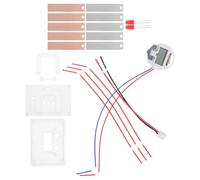 VICASKY Kit Scientifique D'expérimentation Électrique « Pile aux Fruits » Électrodes Zinc-cuivre, 1 Unité pour Projets Scientifiques et Apprentissage Physique à Domicile Classe